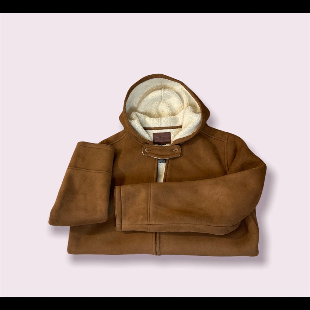 Ralph Lauren suede shearling coat